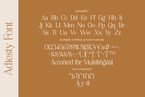 Adiesty Font - Preview 3
