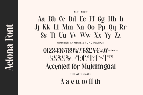 Aelona Font - Preview 3