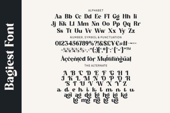 Bagiest Font - Preview 3