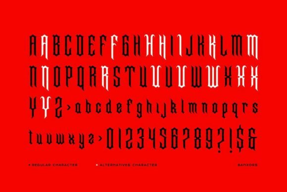 Banxors Font - Preview 4
