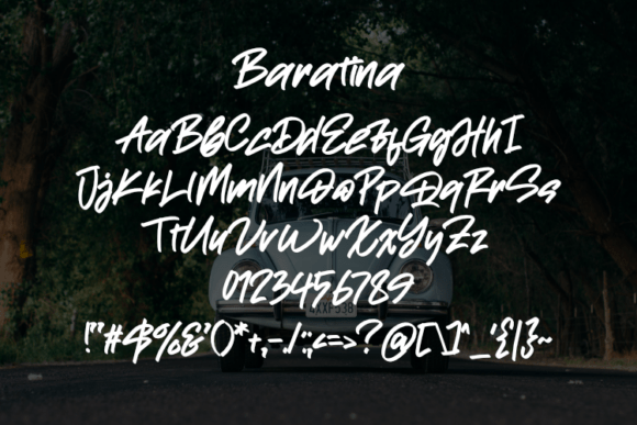 Baratina Font - Preview 1