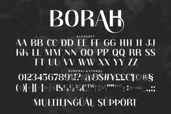 Borah Font - Preview 3