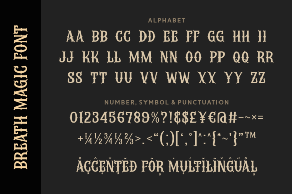 Breath Magic Font - Preview 4