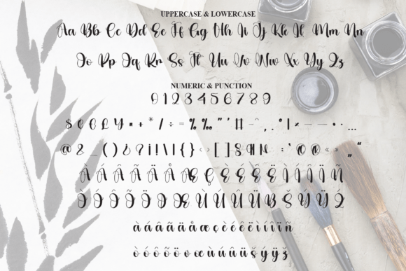 Brushes Font - Preview 6