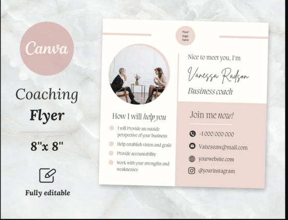Coaching Flyer Template