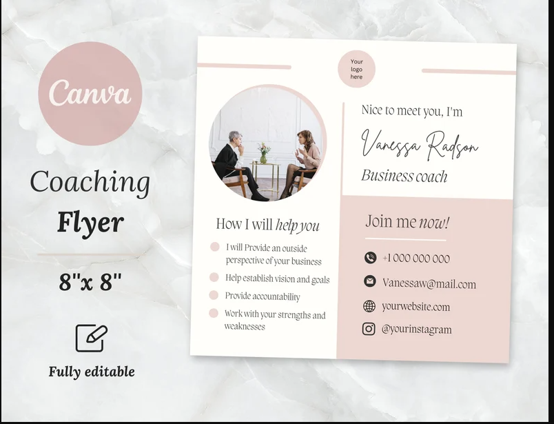Coaching Flyer Template