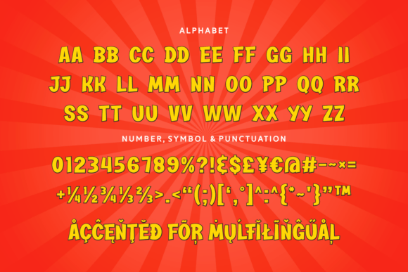 Comic Muscle Font - Preview 4