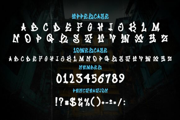 Decay Subversion Font - Preview 1