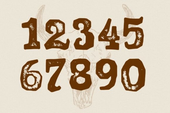 Dodgy Distort Font - Preview 3