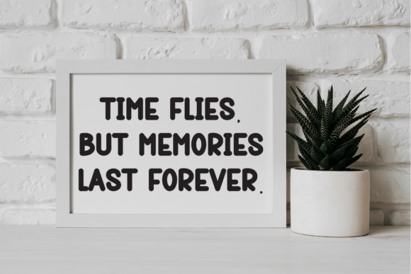 Flowers Booklove Font PNG with transparent background - Preview 2