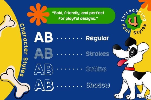 Fox Doggie Font - Preview 1