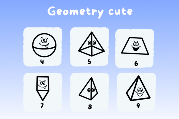 Geometry Cute Font - Preview 4