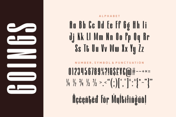 Goings Font - Preview 3