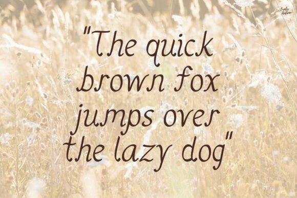 Golden Breeze Font - Preview 3