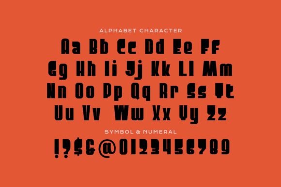 Gomien Font PNG with transparent background - Preview 4