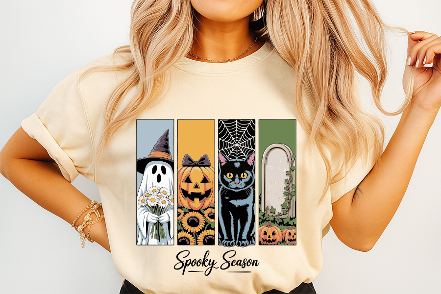 Halloween Spooky Season Themed Design Graphic by Design Vibe · Creative ...