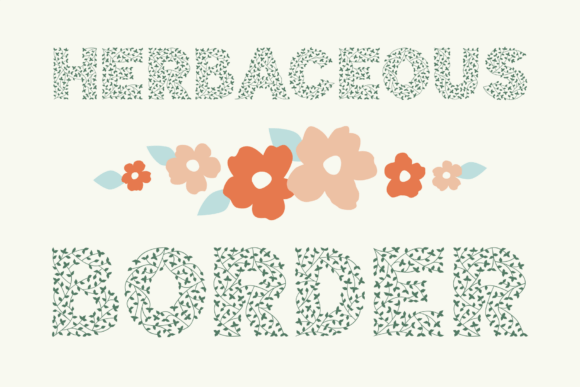 Herbaceous Border Font - Preview 1