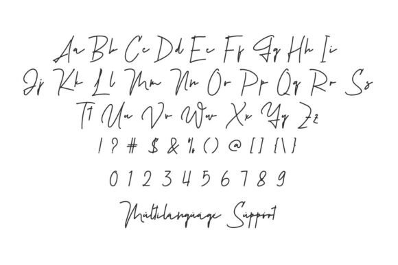 James William Font PNG with transparent background - Preview 3