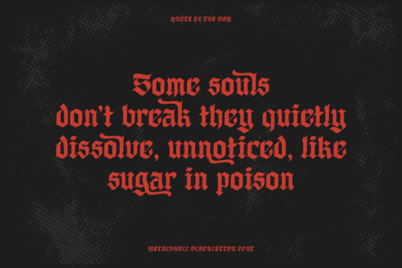 Metalshell Font font preview - 2