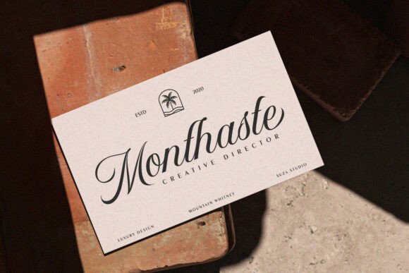 Mountain Whitney Font PNG with transparent background - Preview 1