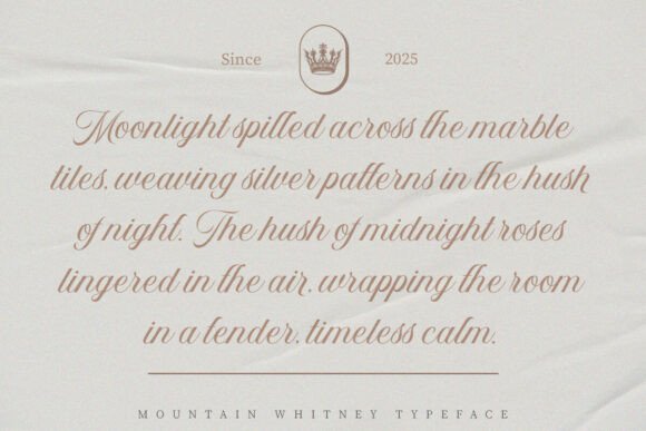 Mountain Whitney Font PNG with transparent background - Preview 4