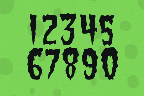 Nightmare Notes Font PNG with transparent background - Preview 5