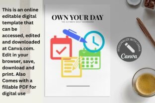 Own Your Day - Daily Planner Graphic by The Grateful Studio · Creative ...
