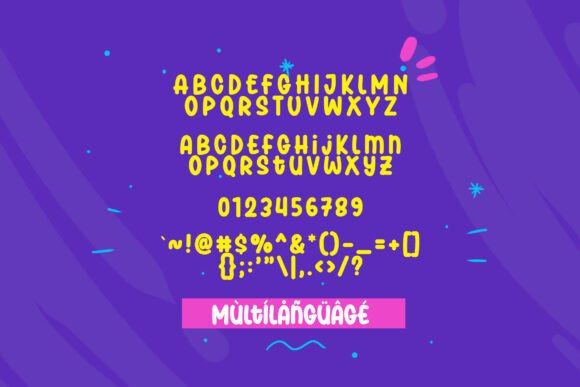 Playfull Daily Font PNG with transparent background - Preview 3