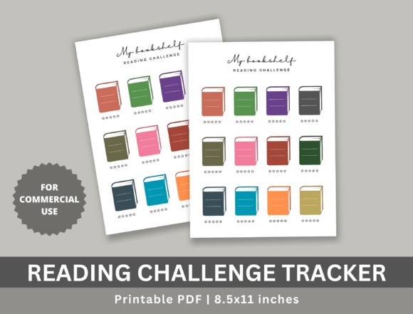 Reading Challenge Tracker, KDP