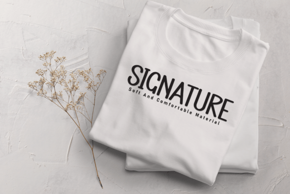 Retro Writing Font PNG with transparent background - Preview 1