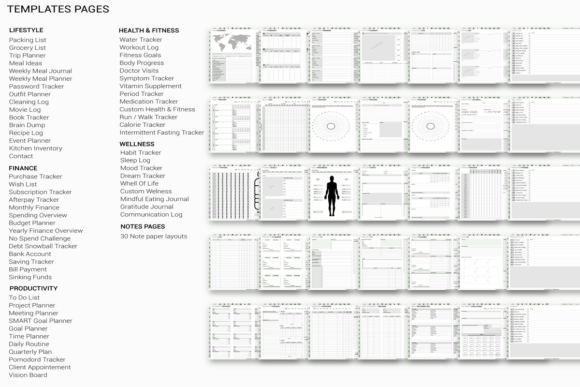 Sage Green to Do List Digital Planner