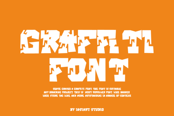 Skate Gravko Font PNG with transparent background - Preview 1