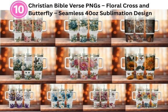 10 Christian Bible Verse PNGs