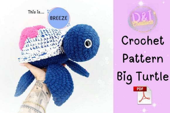 Big Turtle Crochet Pattern Amigurumi Pdf