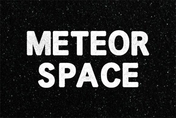 Black Glitter Font - Preview 1