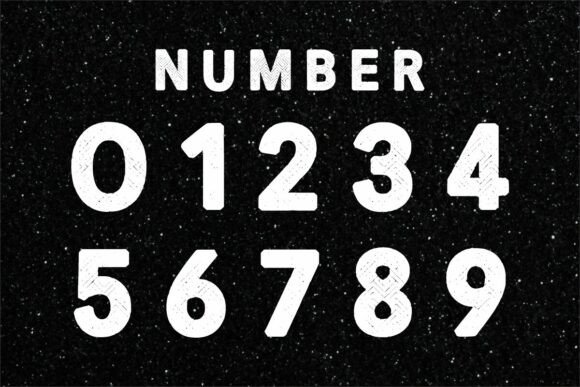 Black Glitter Font - Preview 5