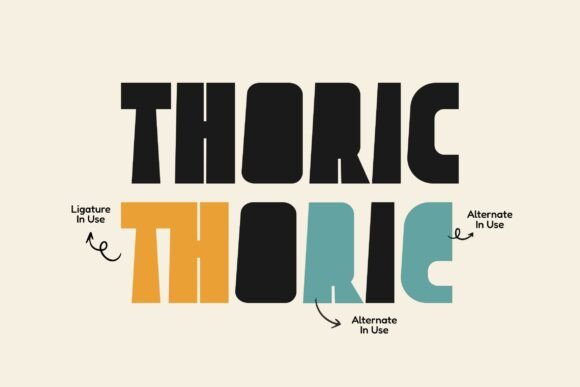 Bold Orange Font - Preview 3