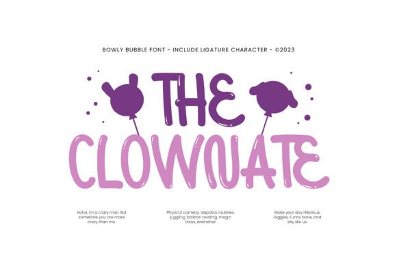 Bowly Bubble Font - Preview 2