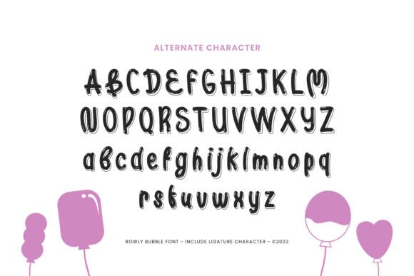Bowly Bubble Font - Preview 5
