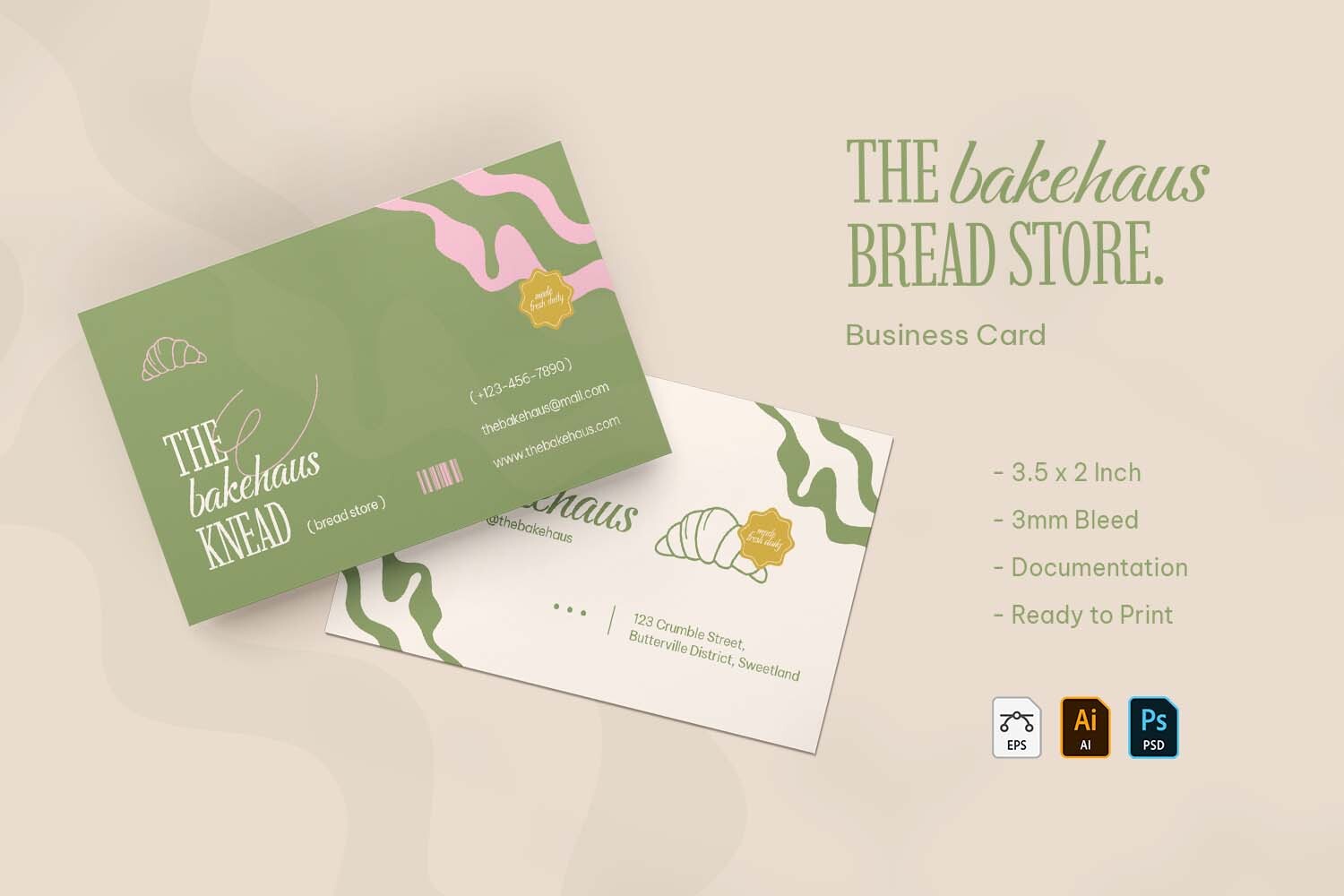 Bread Store - Business Card