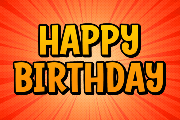 Cartoon Fantasy Font PNG with transparent background - Preview 3