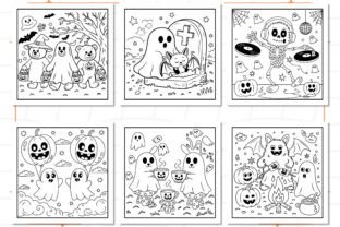 Cute Spooky Fuzzy Bold Easy Coloring Graphic by PLAY ZONE · Creative ...
