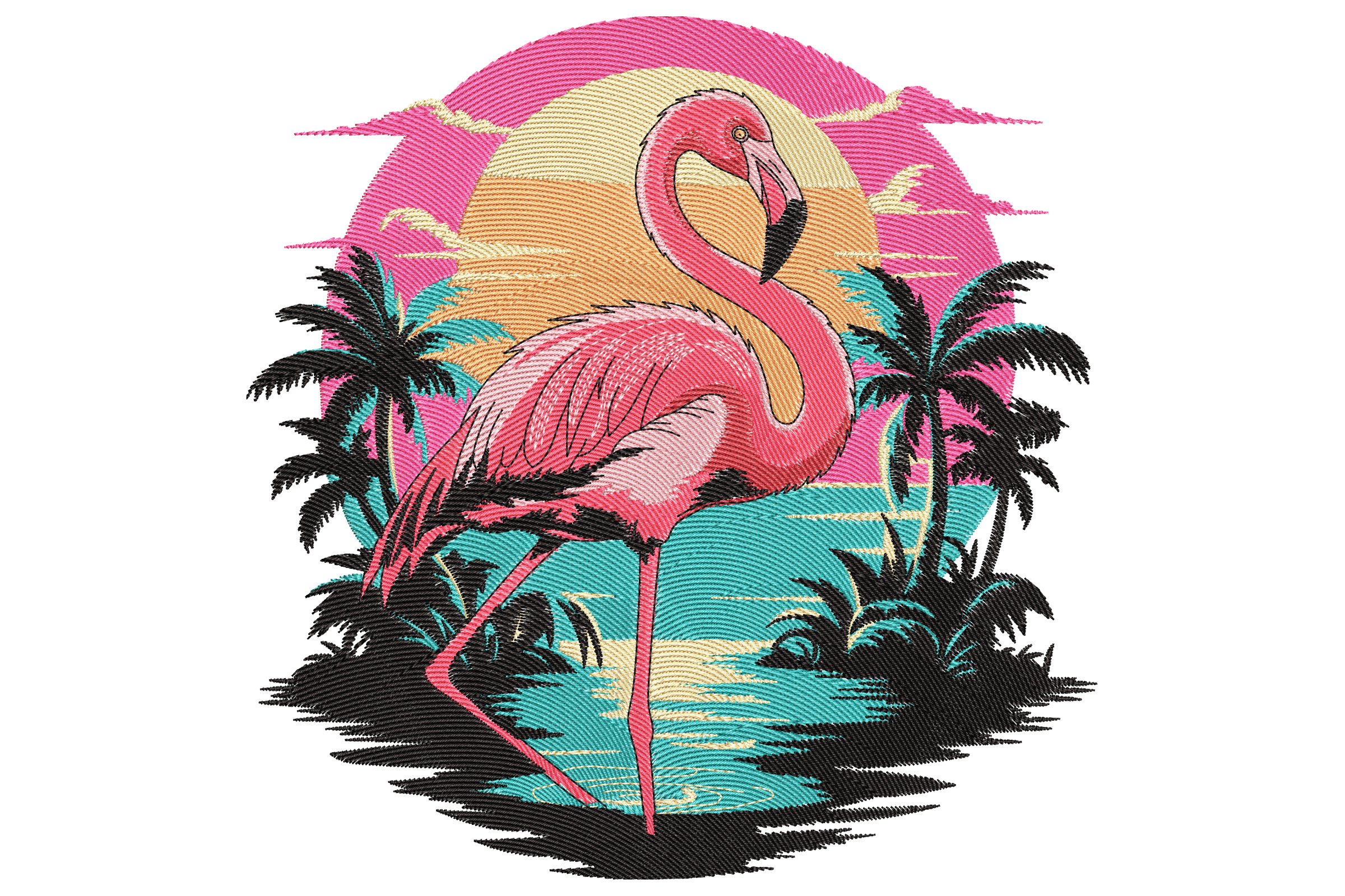 Flamingo Sunset