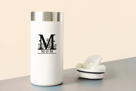 Floral Spring Monogram Font PNG with transparent background - Preview 4