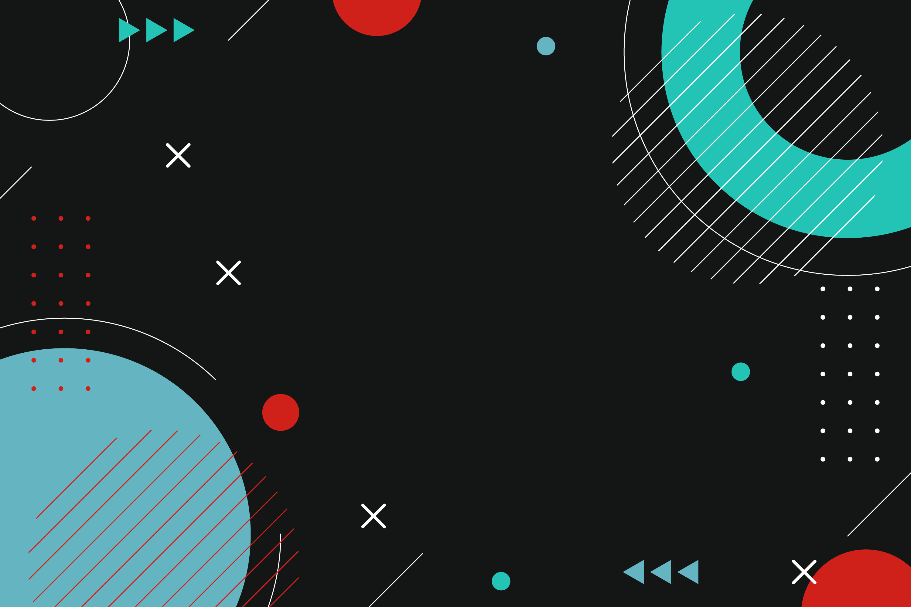 Futuristic Abstract Background on Black