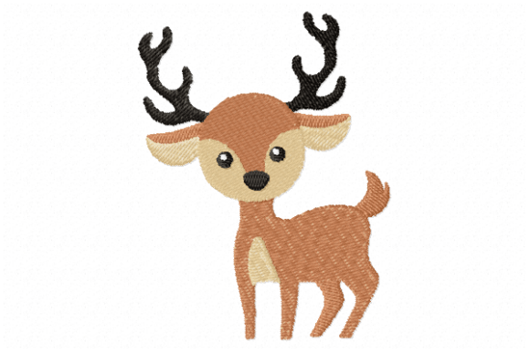 Little Deer Embroidery Design