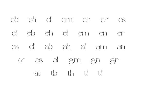 Mcalester Font PNG with transparent background - Preview 5