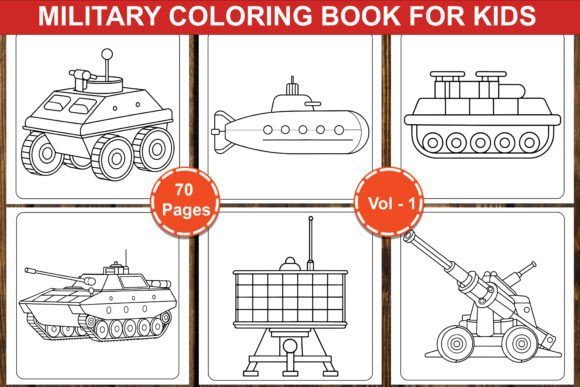 Military Coloring Book for Kids