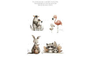 Mom and Baby Animal Clipart Graphic by patipaintsco · Creative Fabrica