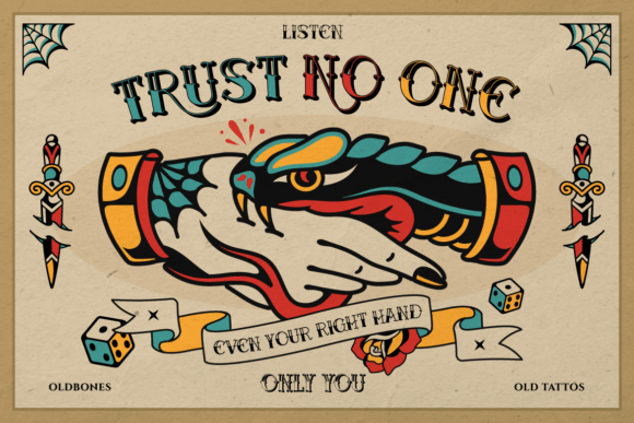 Old Bones Font PNG with transparent background - Preview 6